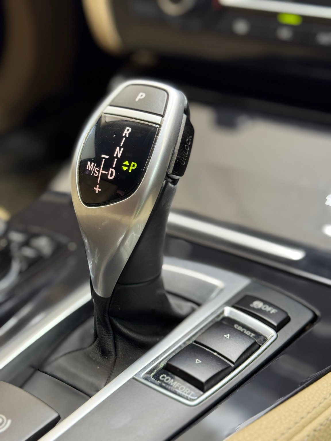 BMW electronic gear selector